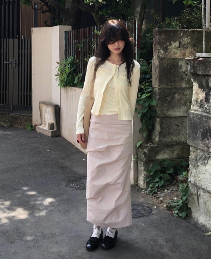 메이비베이비 [Dearest] Natsu Skirt (로즈워터)
