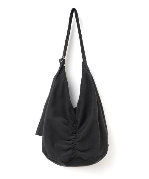 데님 로우 셔링백 [페이드 블랙]