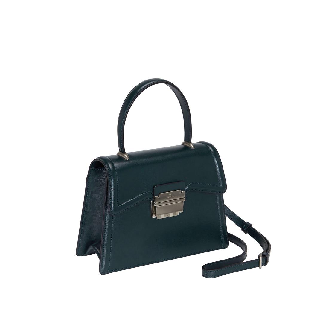 Trapeze Classic Satchel S (트라페즈 클래식 사첼 스몰) Deep Green