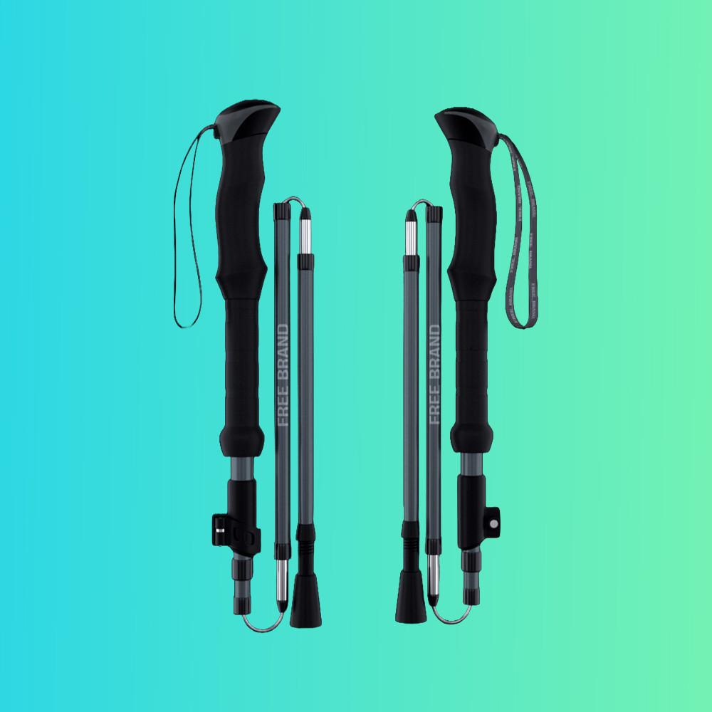 등산스틱 접이식 노르딕워킹 등산용 스틱 지팡이 풀 듀랄루민