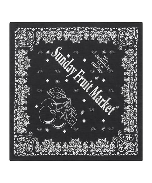 CHERRY MARKET BANDANA BLACK