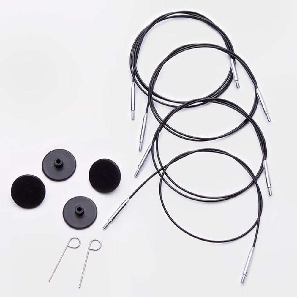 [니트프로] 블랙실버 스테인리스 스틸 케이블