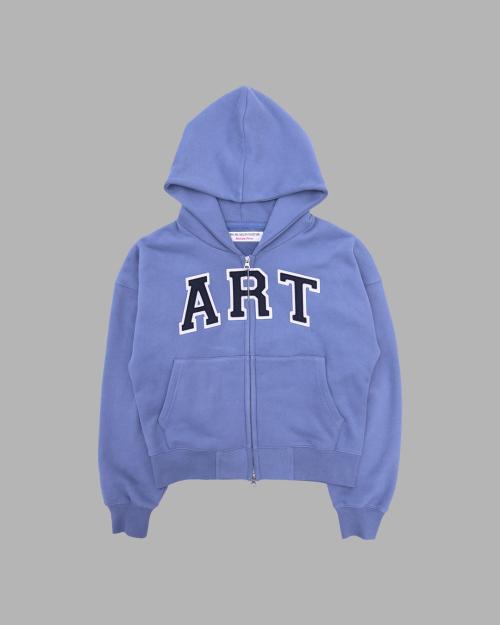 ART ZIP-UP HOODIE (DEEP BLUE)
