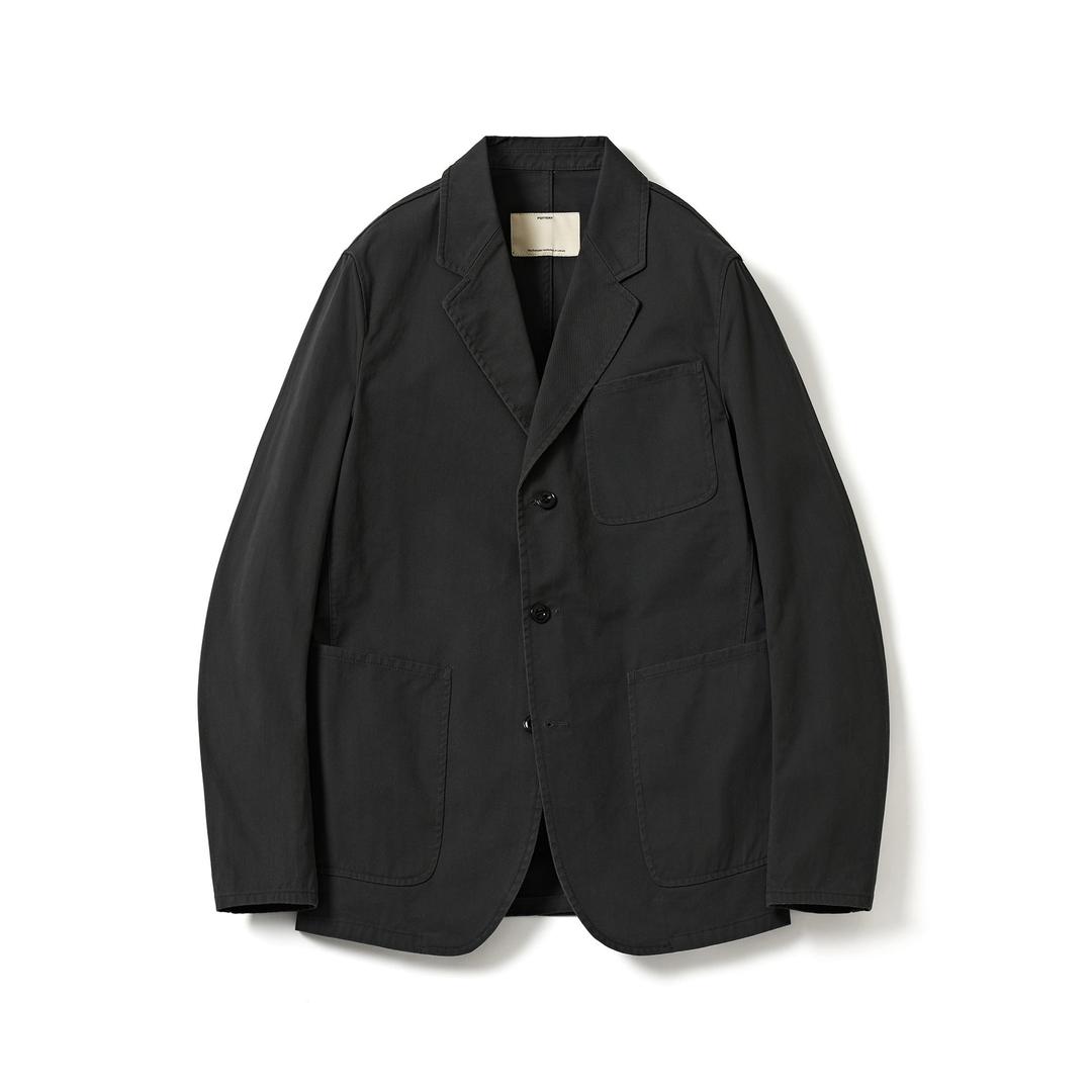 Washed Sports Jacket_Charcoal
