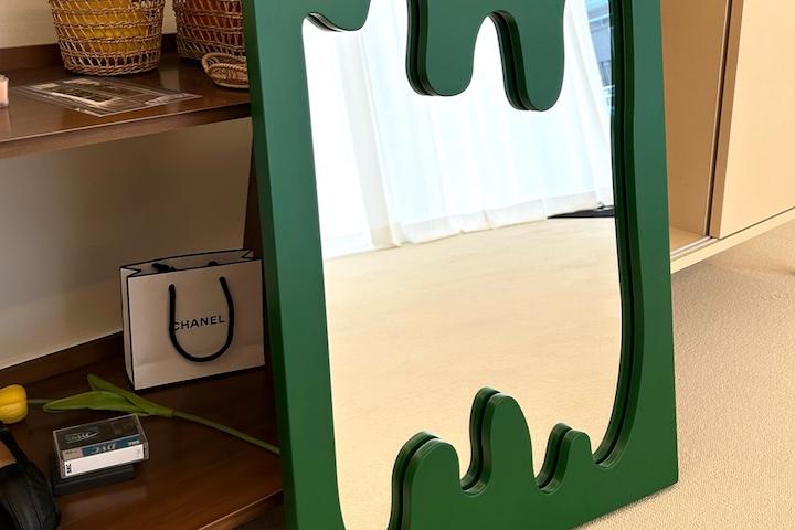 [단독] 원목 프레임 벽걸이 몬스터 미러 3size 4colors