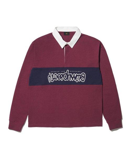 OVERTURN RUGBY SHIRTS - BURGUNDY