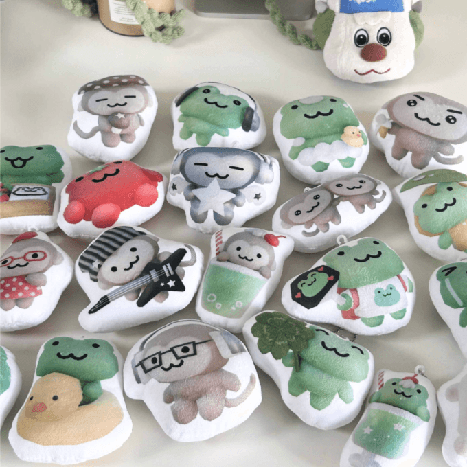 데코보코 쿠션키링 20type