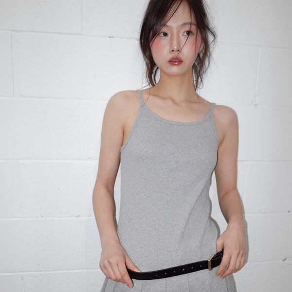 [7차] PLEATS MINI ONE-PIECE (GREY)