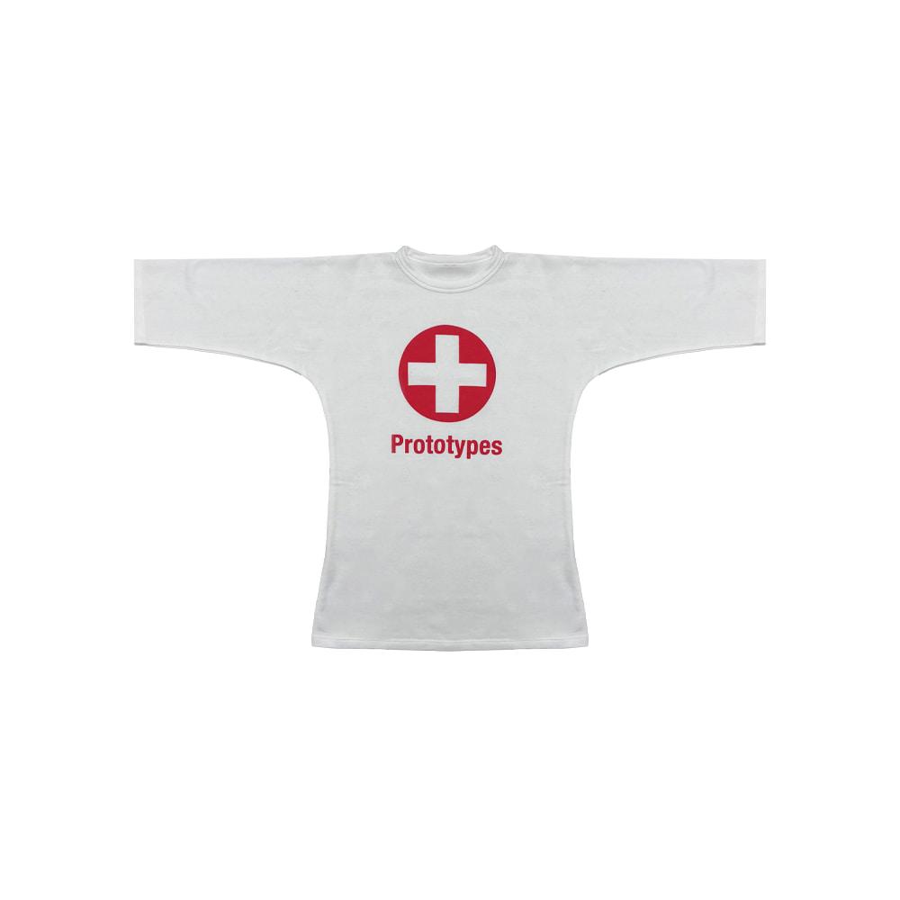 [PROTOTYPES : 프로토타입스] SWISS CROSS PT' TEE WHITE