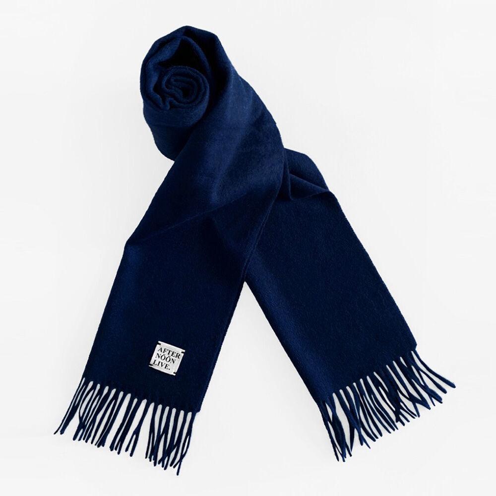 Afternoonlive Wool Muffler (Deep Blue)