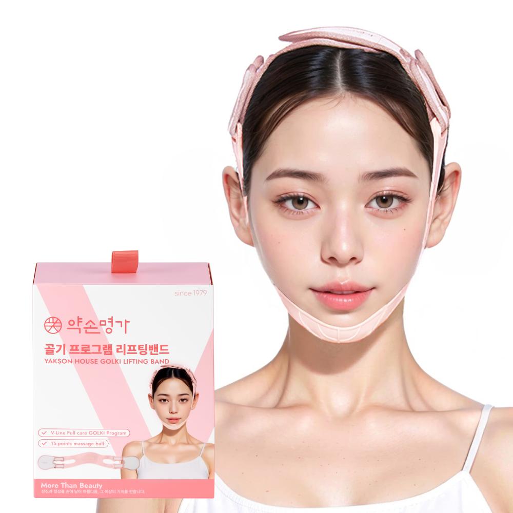 약손명가 골기프로그램 리프팅 밴드 브이라인 탄력 이중턱 브이밴드 작은얼굴관리 얼굴리프팅