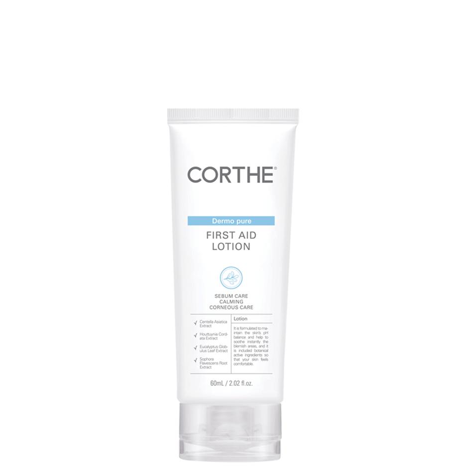 [피부과 병원 화장품]코르테 더모 퓨어 퍼스트 에이드 로션 60ml  (피지 분비 조절 및 끈적임 없이 산뜻하게 피부 문제점을 해결해 주는 지성 피부용 로션)
