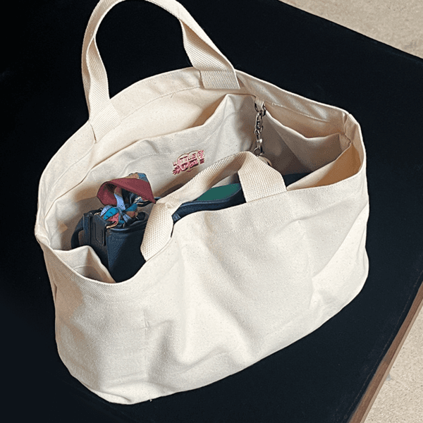 [LITTLEBYCOZY] 6 pockets tote bag (2colors)