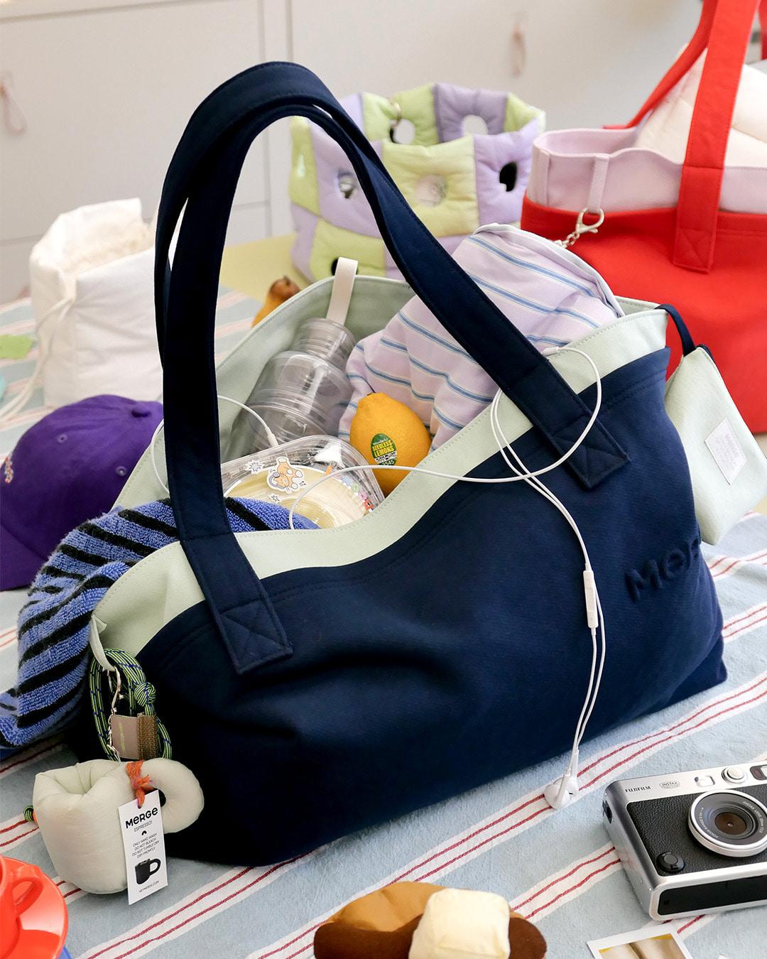 Out Layer Bag - Pistachio Navy