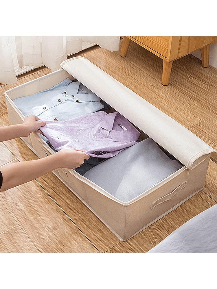 심플 언더베드 패브릭 수납함