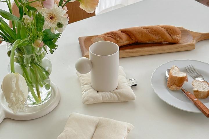 베이직 스티치 팟홀더 냄비 컵 받침