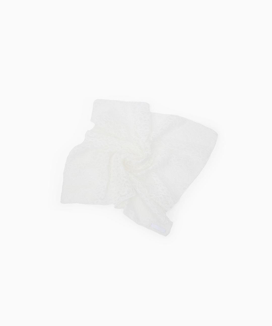 BANDANA SCARF / LACE / WHITE