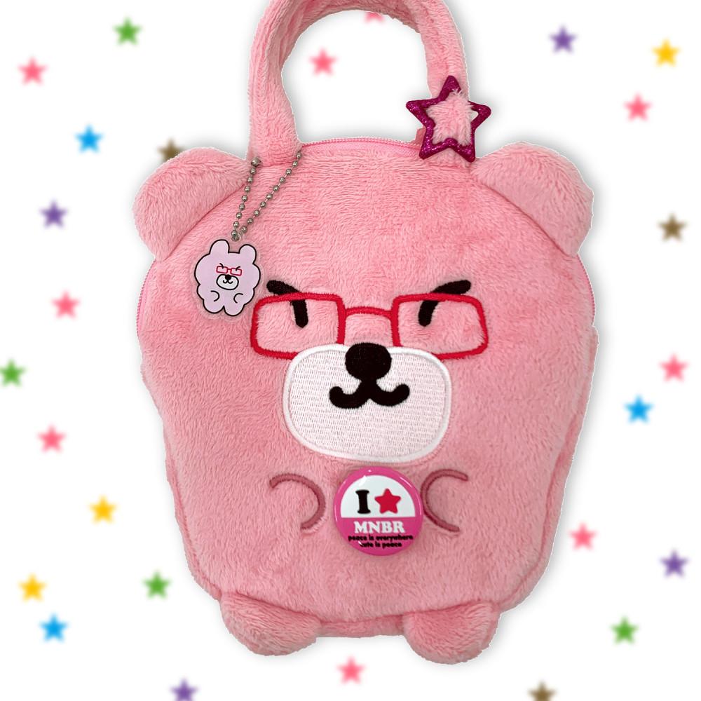 [모난베어] 안경 낀 모난베어 백 / 파우치