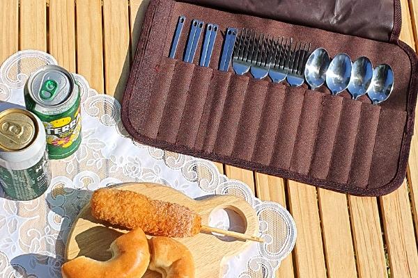 커틀러리세트/4인 세트/캠핑수저커트러리세트