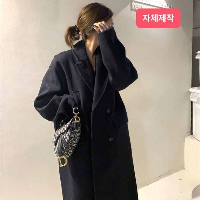 [3000장돌파!!!!리뷰300개인증]울 시그니처 롱코트 울코트