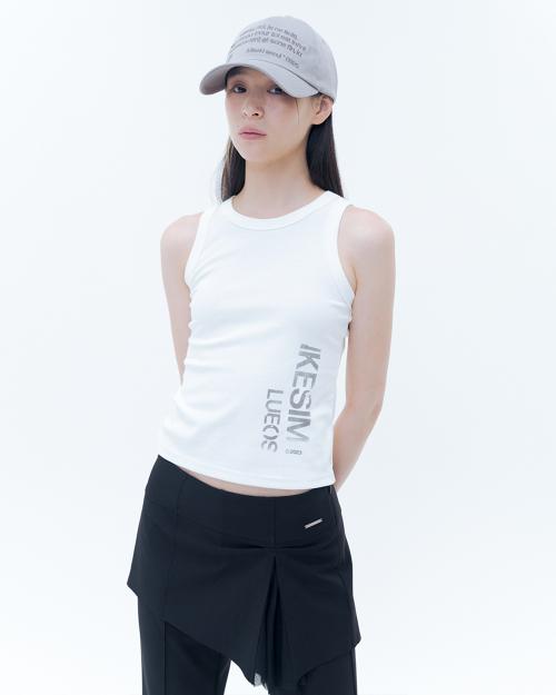 Ikesim sleeveless WHITE