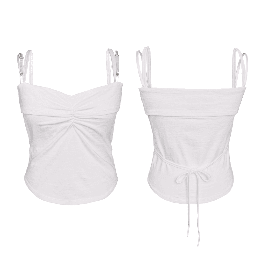 Sienna Drape Top [Summer pink]
