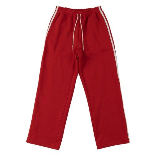 Side Zipper sweatpants (Red)