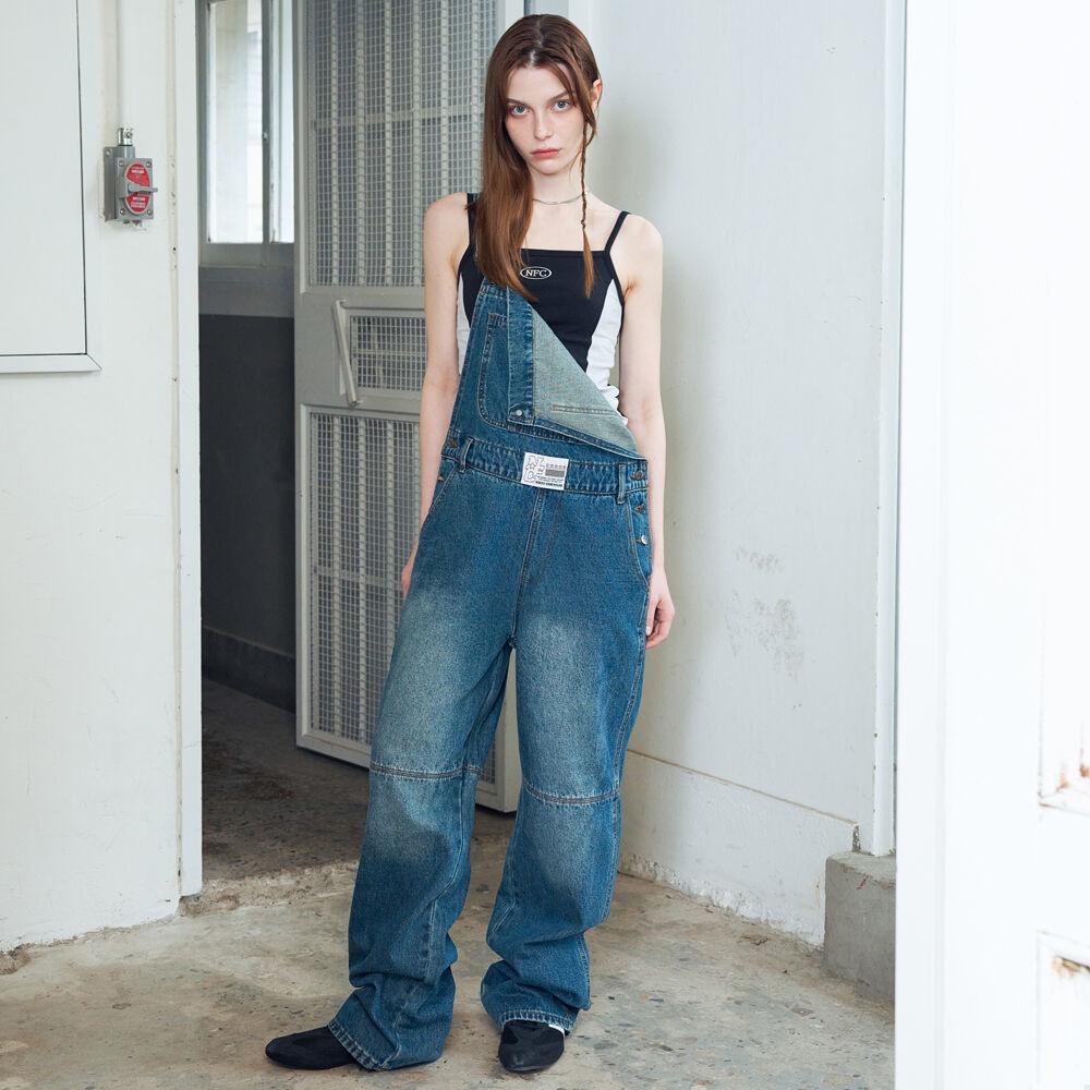 [NF] YOUTH DENIM OVERALL (DARK BLUE)_F23QD844