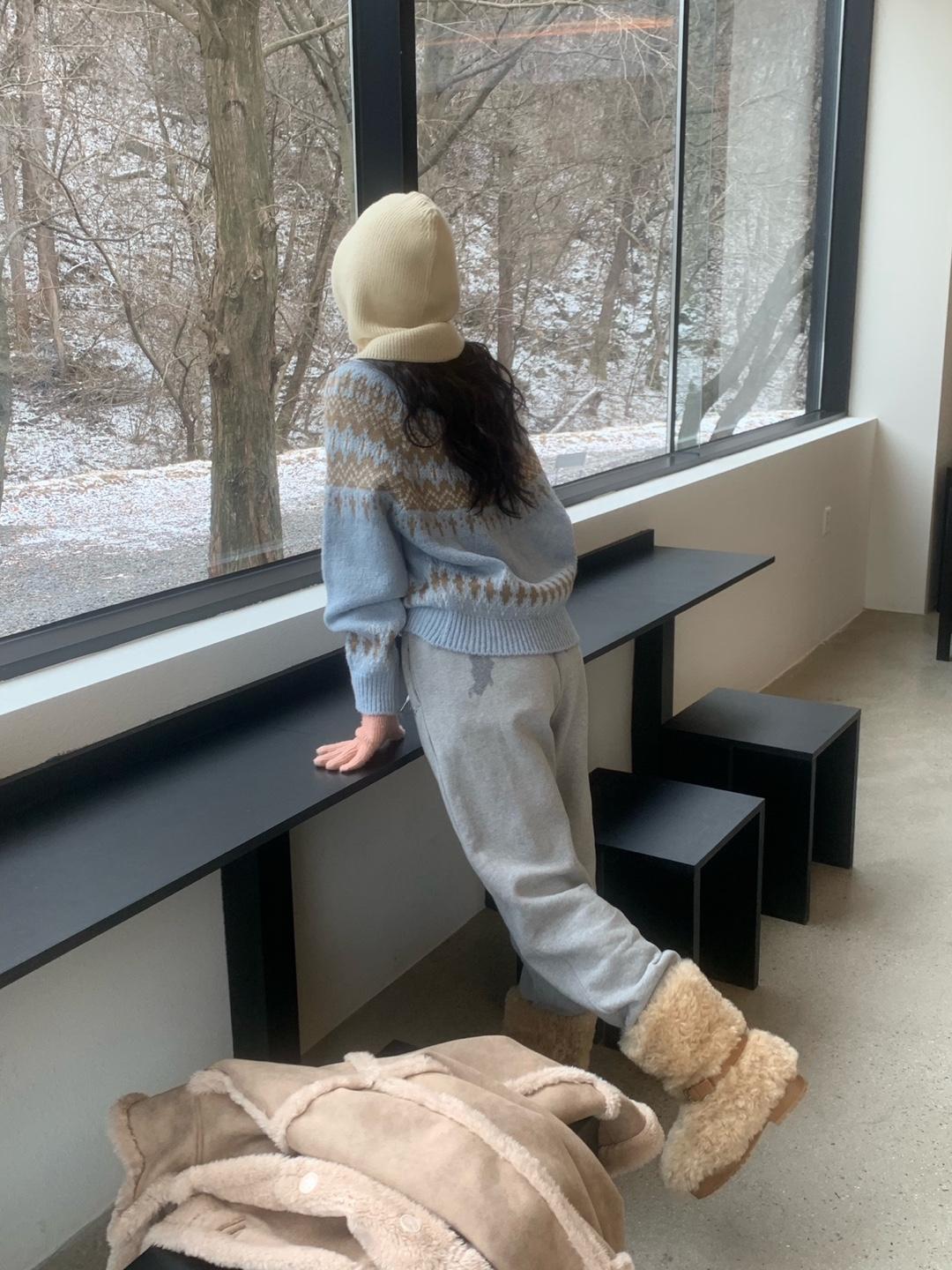 눈송이 니트 (3color) (12/28까지 5%할인)