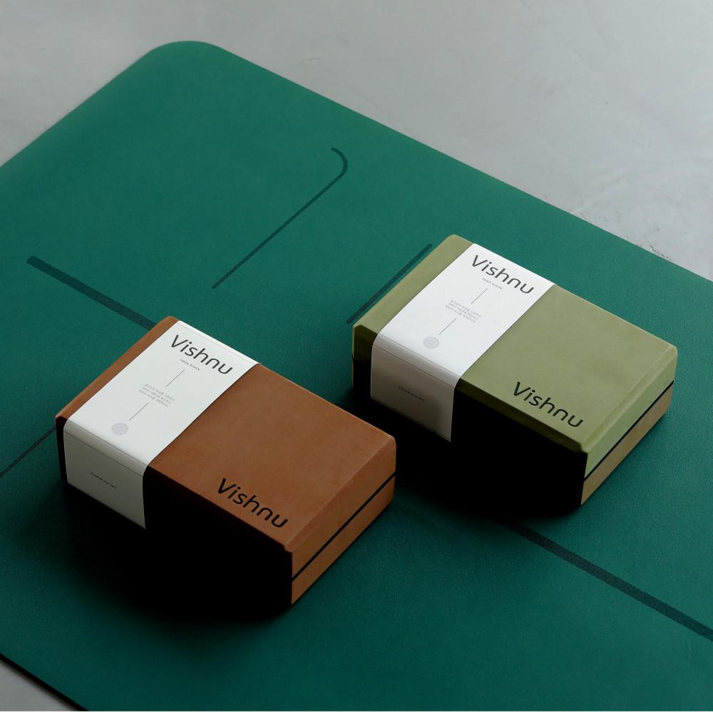 비슈누 요가 블럭 EVA 폼 420g 코르크 요가 브릭