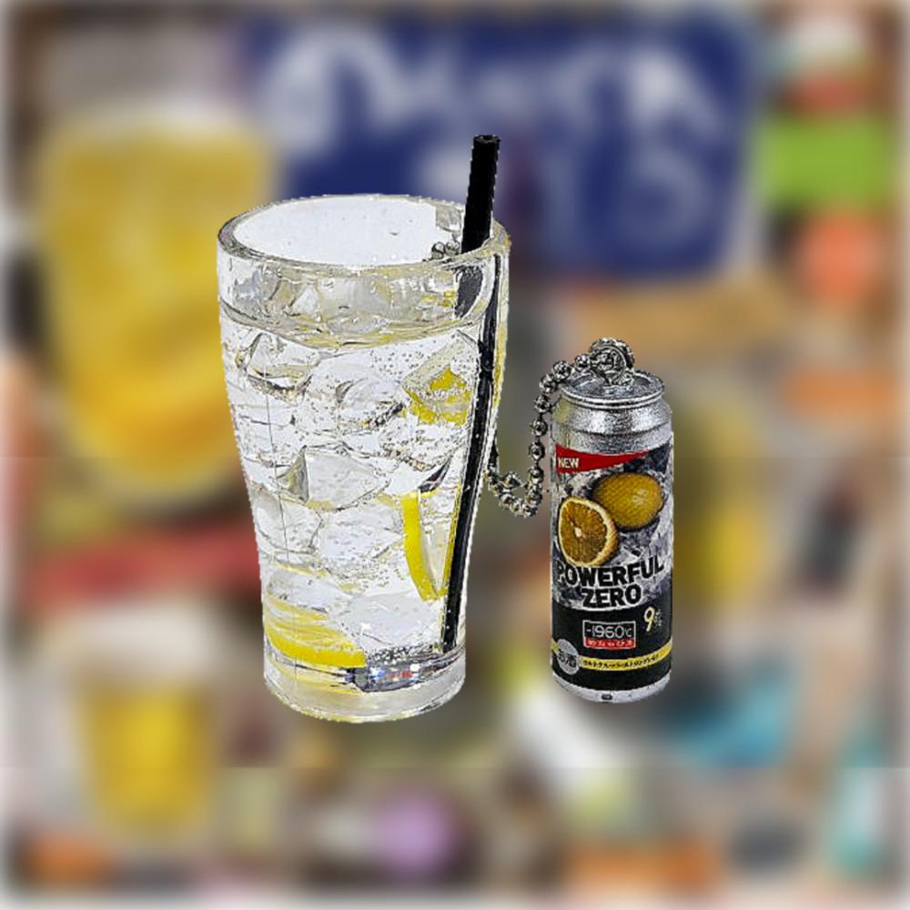 (일본가챠)주정뱅이 골목길 키홀더 술 미니어처 가챠