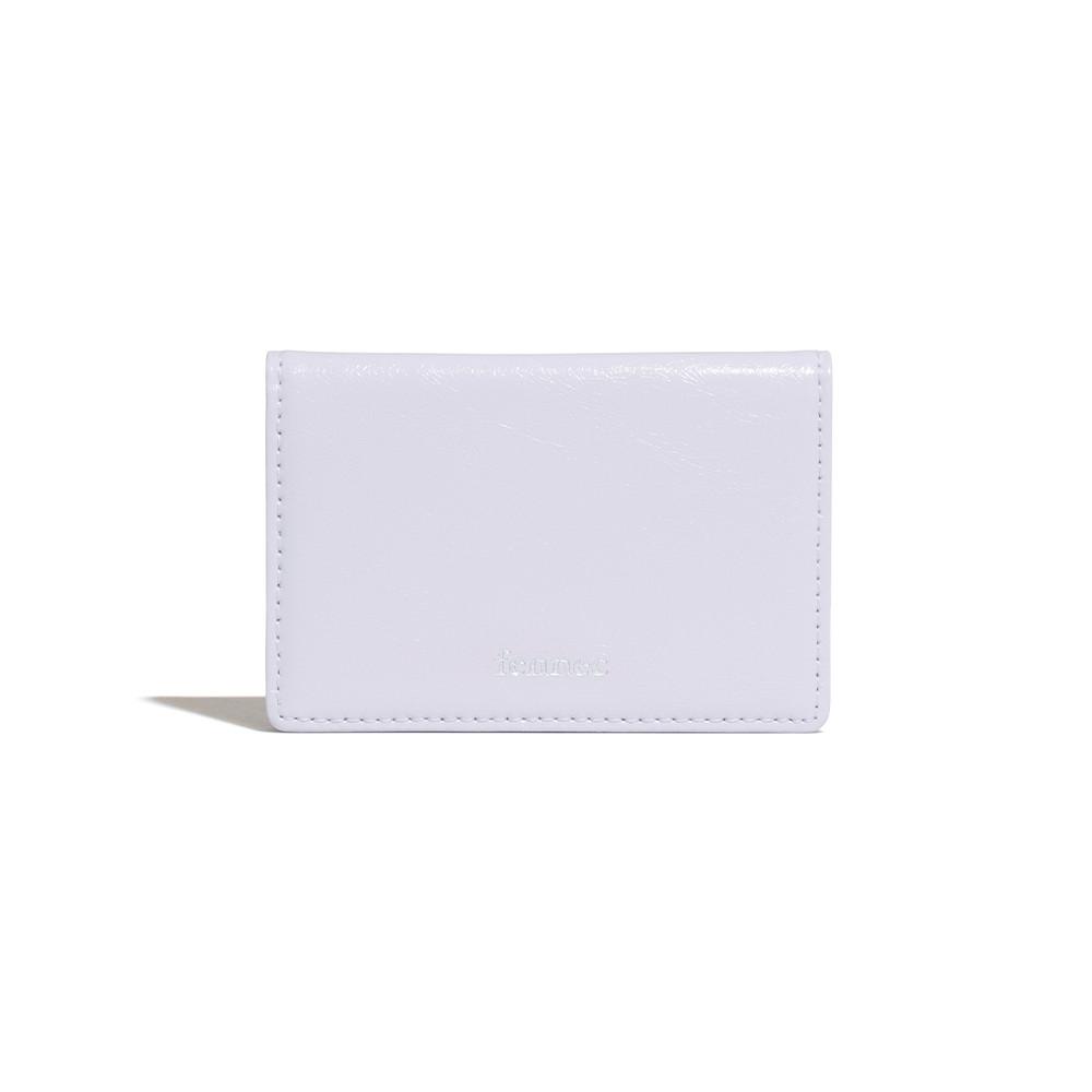 CRINKLE SOFT CARD CASE - FOG LAVENDER