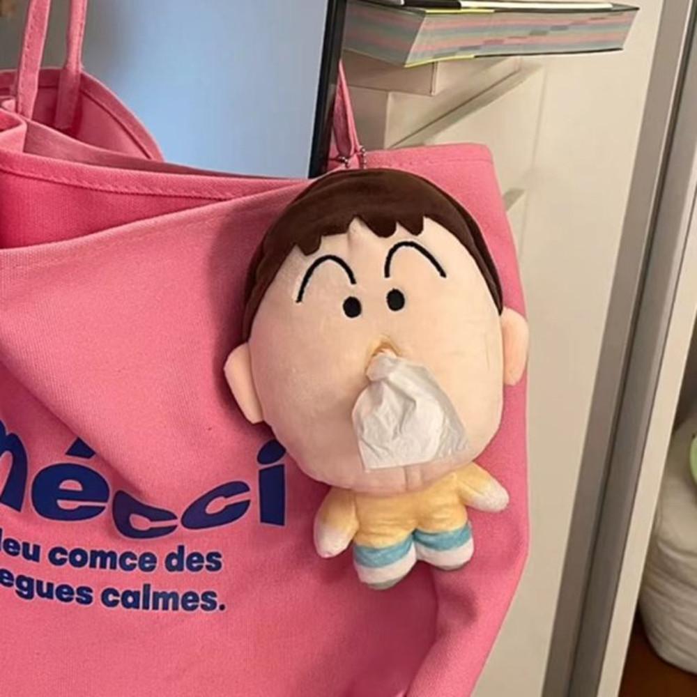 (해외)맹구 콧물 휴지 티슈 인형 가방 굿즈 키링