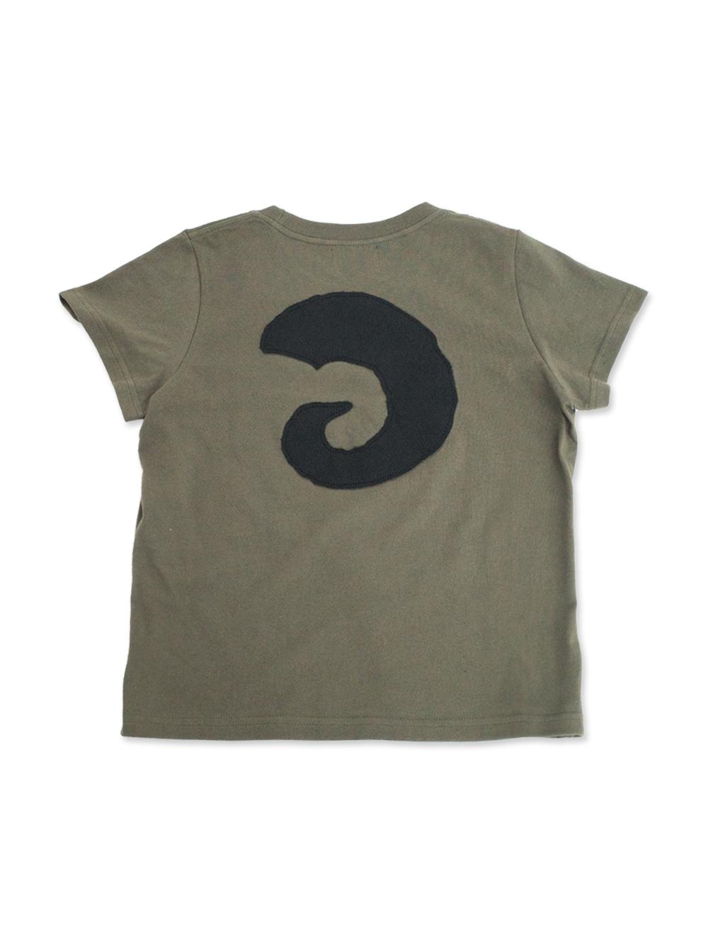 Horn Applique W Tee in Khaki