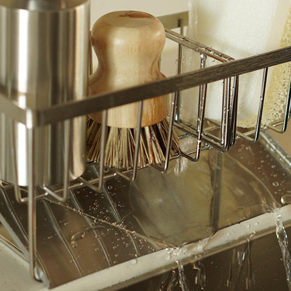 하우드 물흐름 수세미걸이 수세미거치대 싱크대 스텐 거치대 : Haude