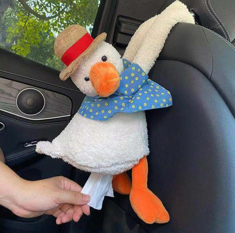 오리 휴지케이스 걸이형 귀여운 티슈케이스 인테리어용 인테리어용 봉제 티슈케이스