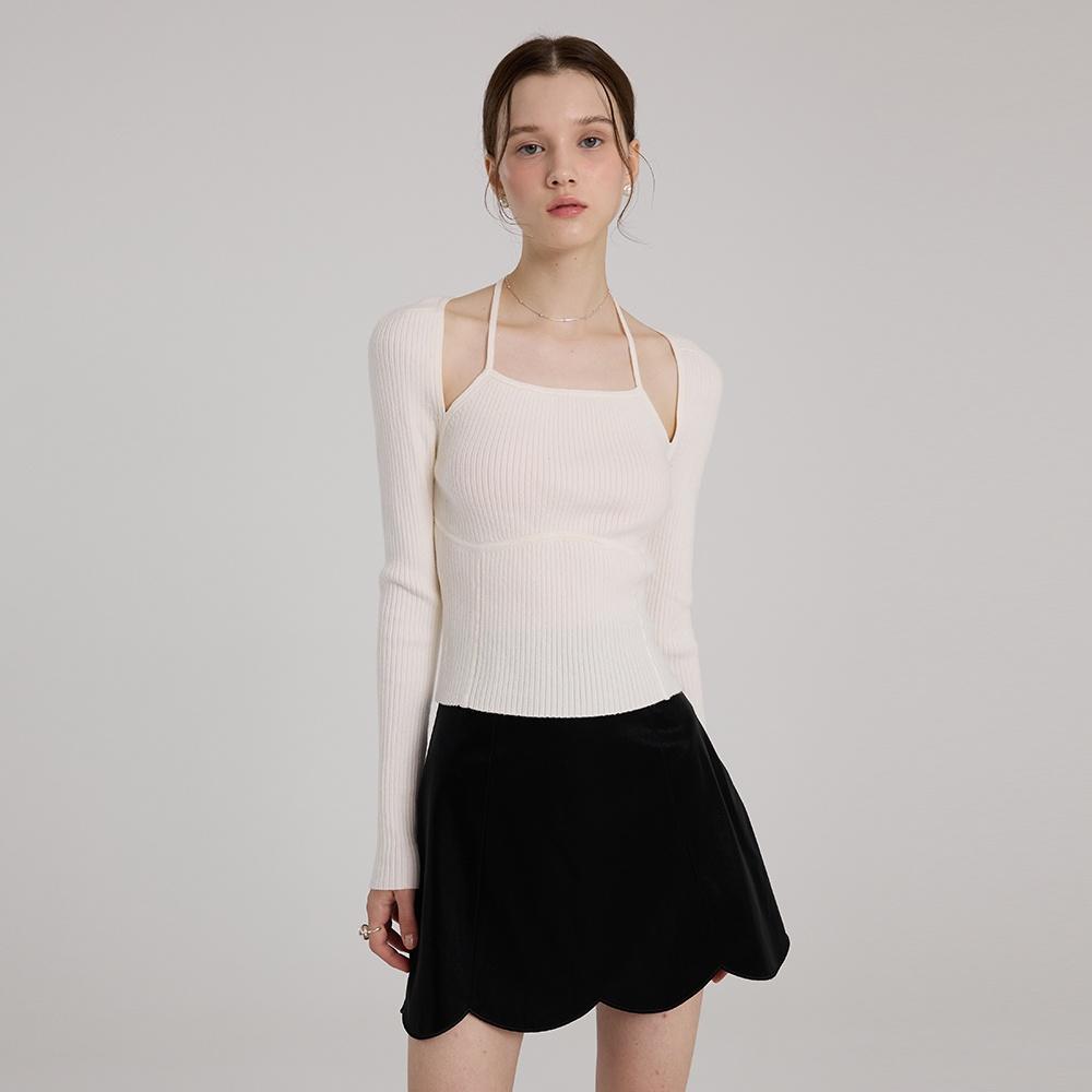 Halter Neck Knit(6color)