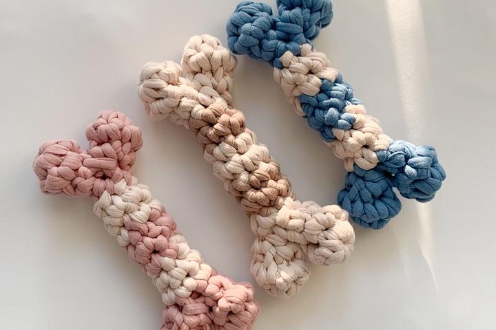 우가우가 감자탕 뼈다귀 아기강아지 이갈이 장난감