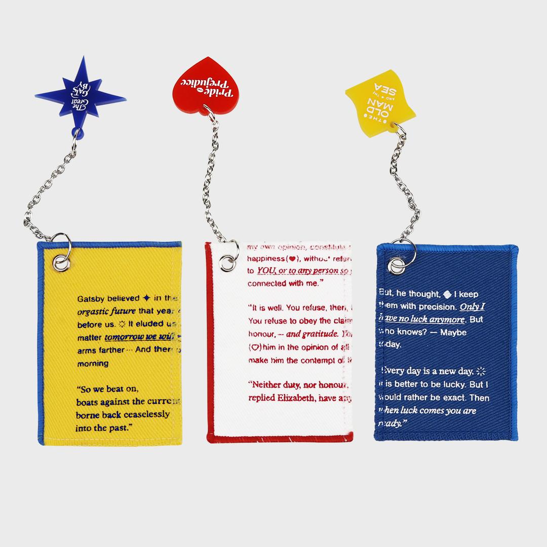 [29CM 선물하기 전용] 한 조각 책갈피 keyring (3colors)