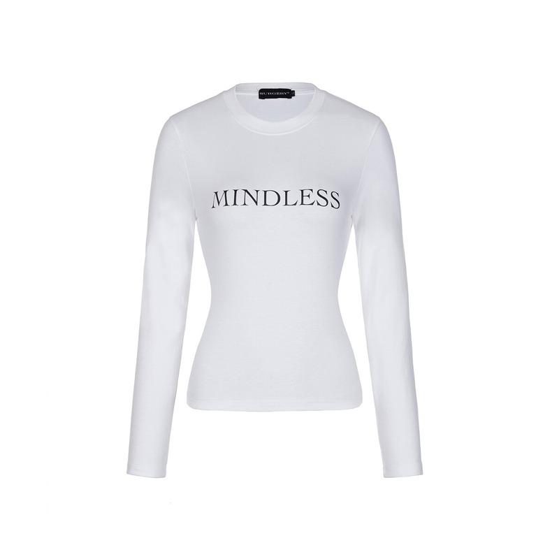 [SURGERY : 써저리] Surgery mindless slim long sleeves 'white\'