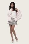 Soft hug fleece hooded zip-up, Pink