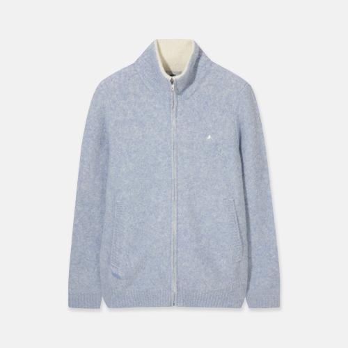 7L85905 여성 부클 집업 스웨터 (2color)