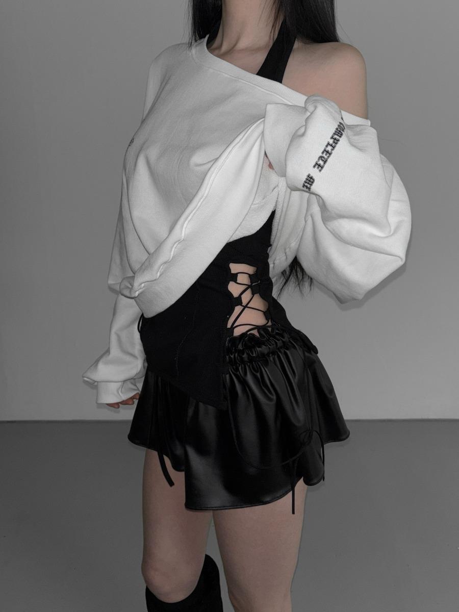 yvonne leather shorts (2color)