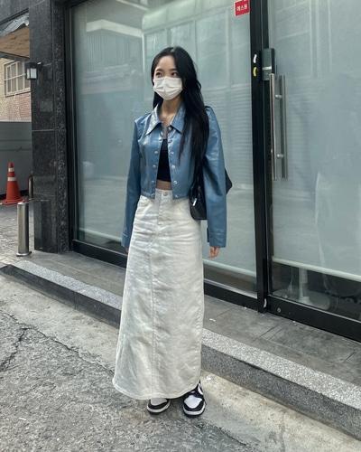 [재입고] 레더 슬림 크롭 자켓