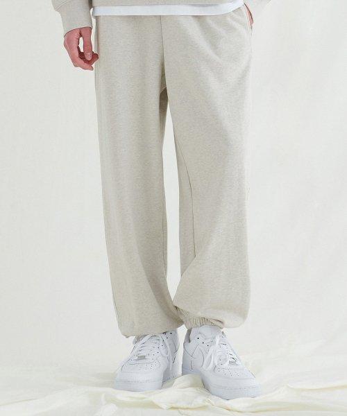 루즈 핏 스웨트 팬츠 [오트밀]