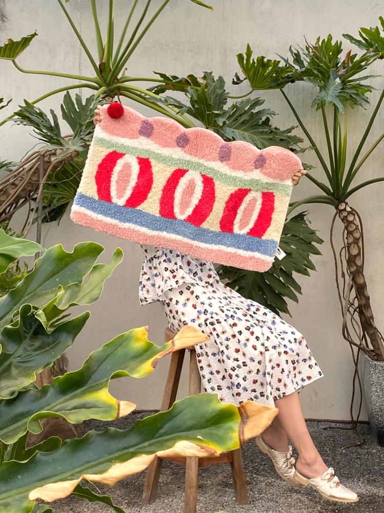 Arcterrior Pink  Oval Foot Mat 아크테리어 핑크 오발디자인 발매트