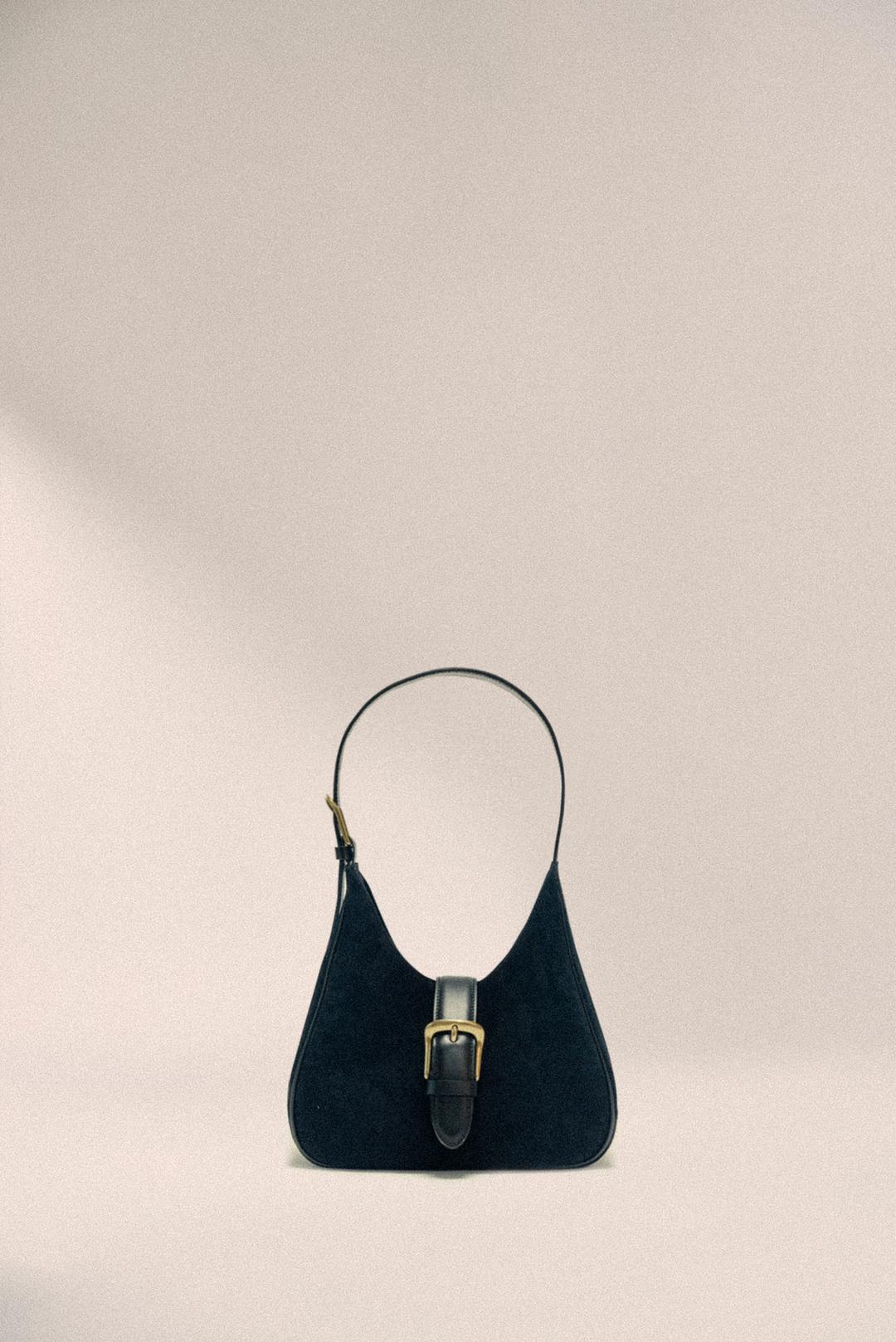 MAMAS HOBO BAG - BLACK (Suede VER.)