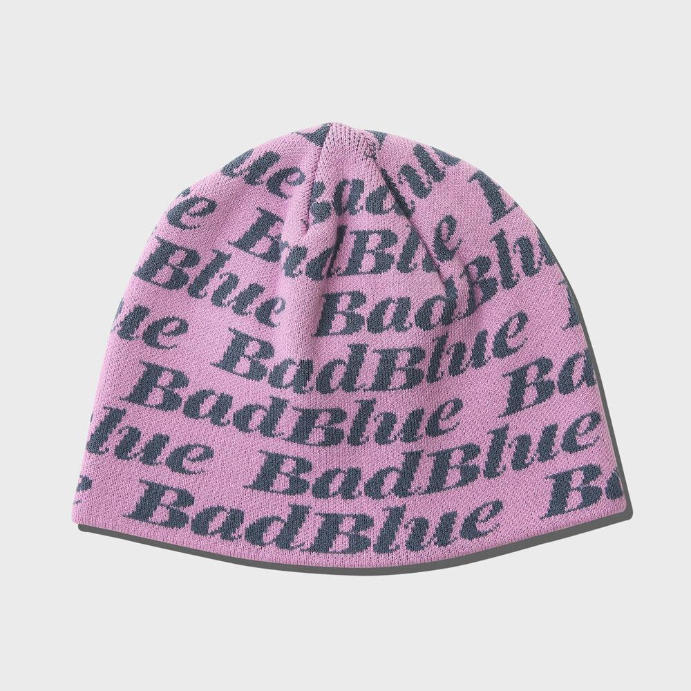 Pattern Beanie Purple