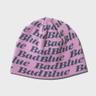 Pattern Beanie Purple