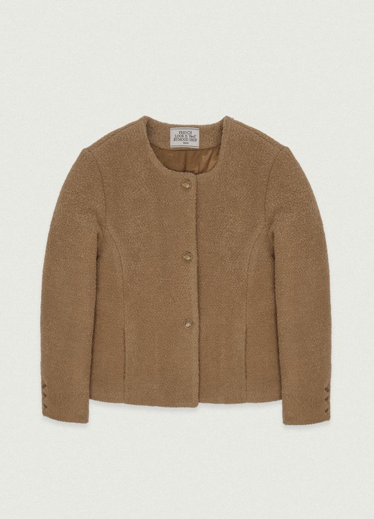 2nd/ Vintage Tweed Padding [camel]